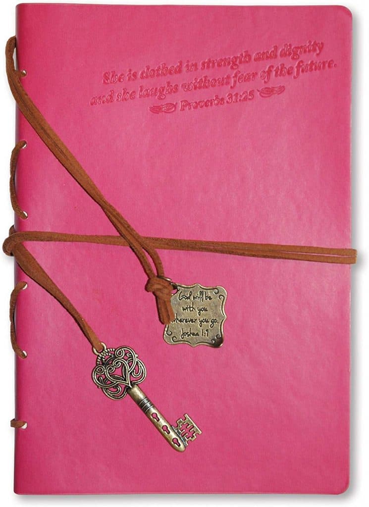Divinity Boutique Journal with Pink Key Charm