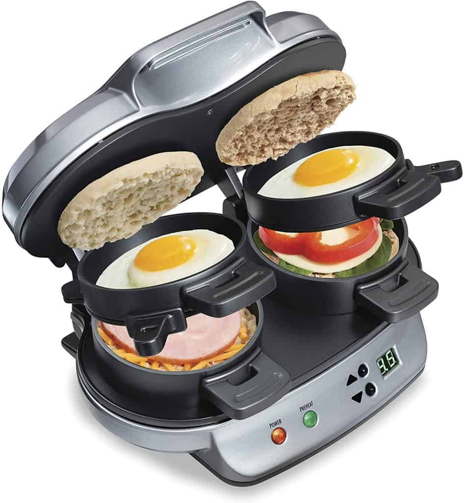 Dual Breakfast Sandwich Maker a best housewarming gifts